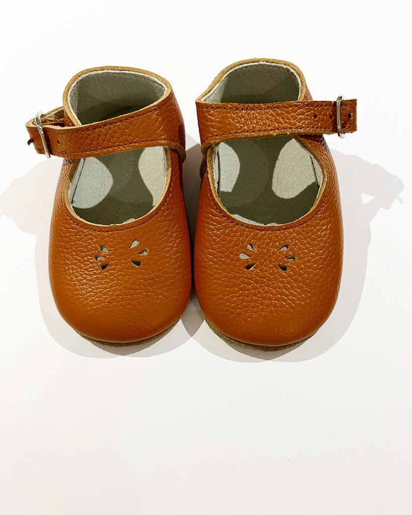 Beatrix T-Bar Shoes - Tan - [Goose & Gander Ireland]