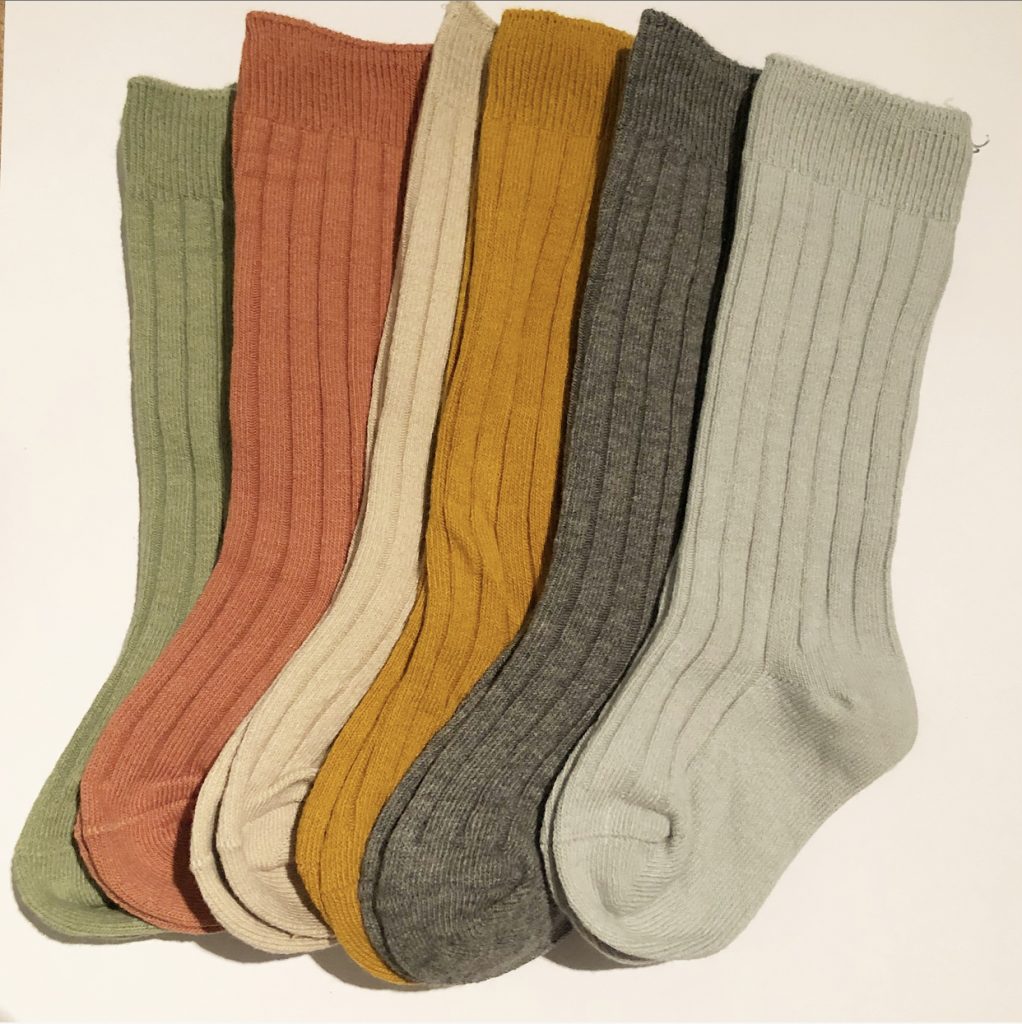 Rib Knee High Socks - Clay - [Goose & Gander Ireland]